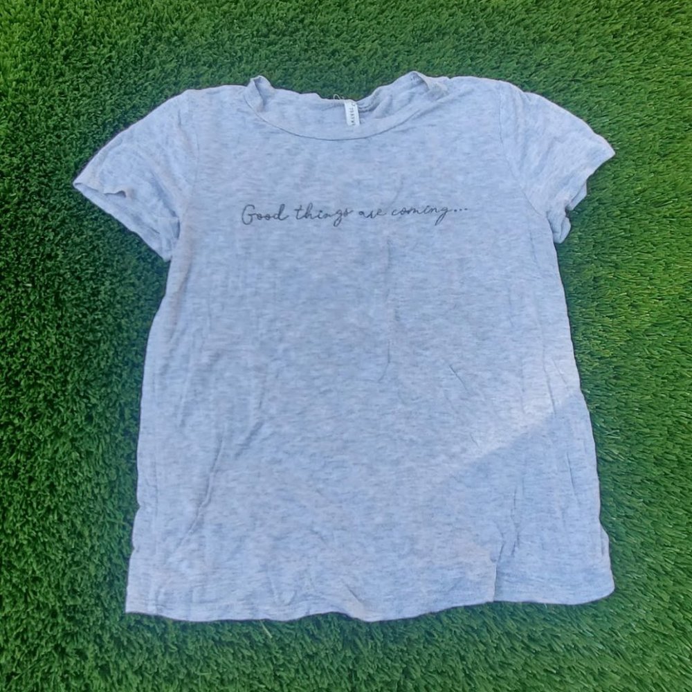 Grey Quote Tee